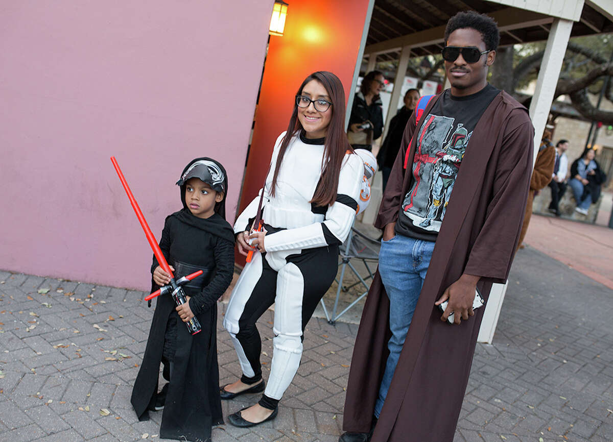 The force was strong in San Antonio on Sunday, Dec. 10, 2017, when the fourth annual Wookie Walk took over La Villita just ahead of "Star Wars: The Last Jedi" hitting theaters. Fans converged for food, drinks, music and art, plus a wide array of epic costumes.