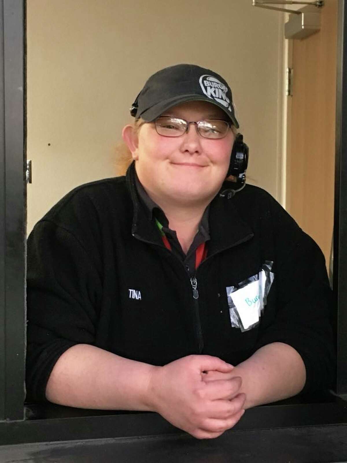 Burger King worker Tina Hardy became a hero Wednesday after helping a woman having a diabetic episode get some much needed sugar.
