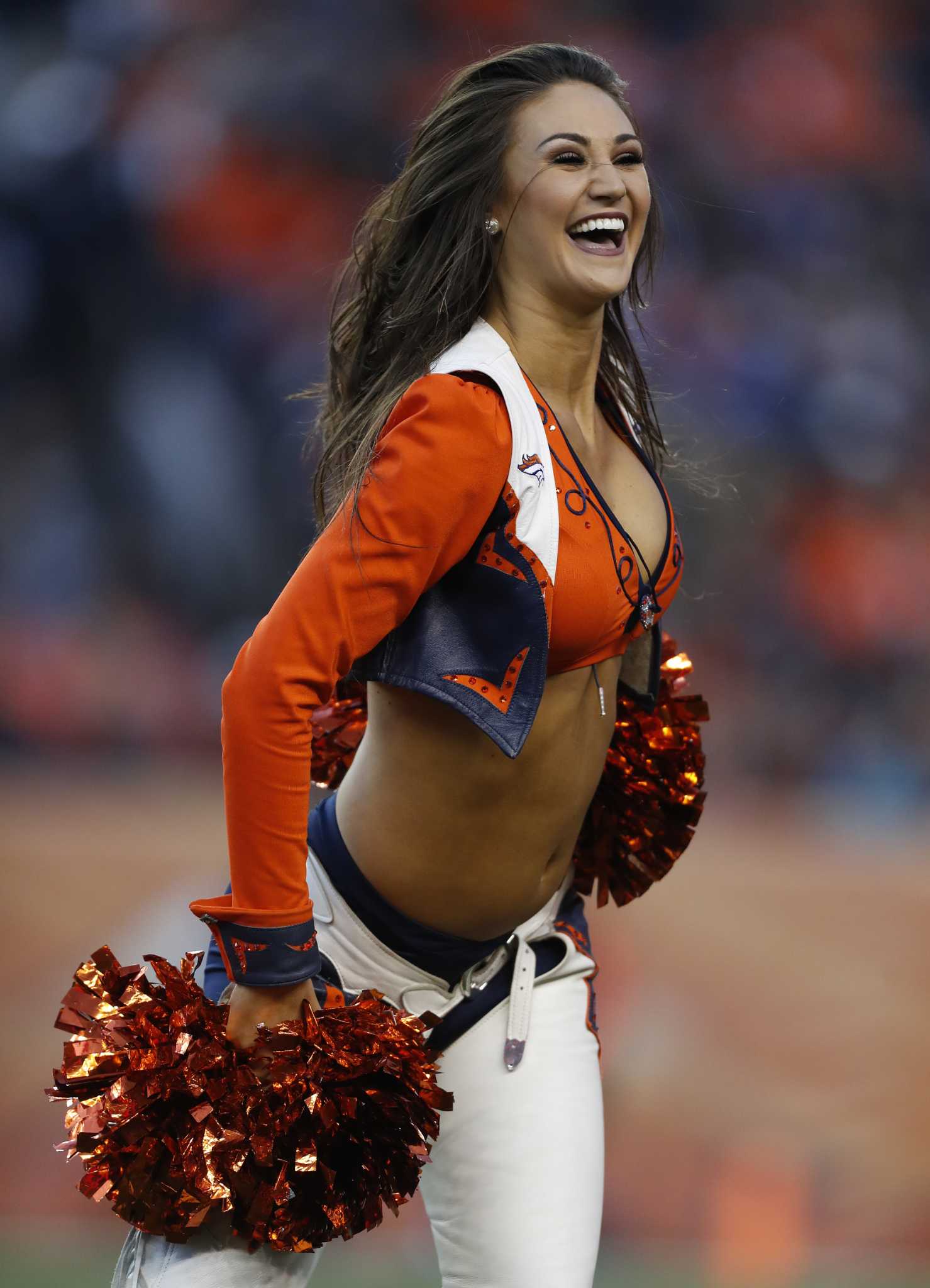 Broncos Cheerleaders In Action On 12/7