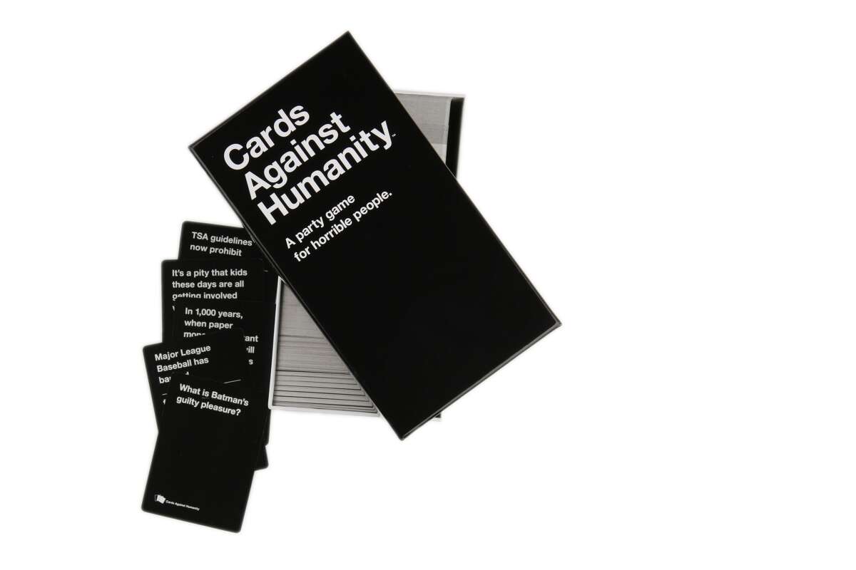 Cards Against Humanity card game shot in The Washington Post via Getty Images studio on December 10, 2013.