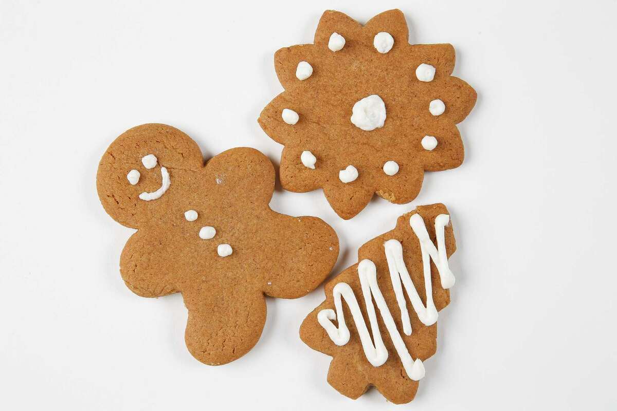 Holiday baking Molasses Honey Ginger Cookies are a soft and spicy cut