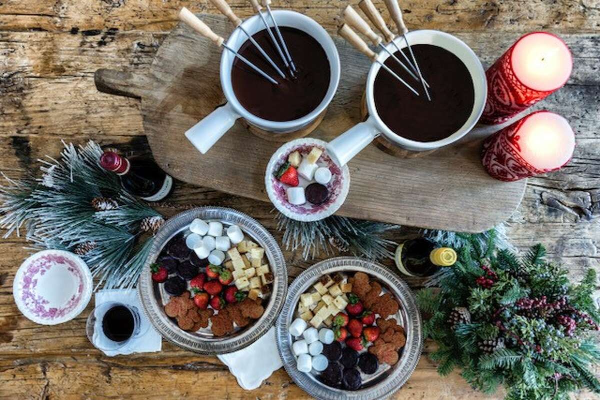 Easy Chocolate Fondue can be tailored with peppermint or more traditional vanilla.