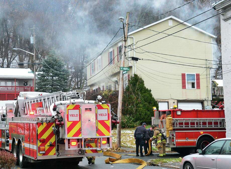 Photos Troy firefighters confront flames Times Union
