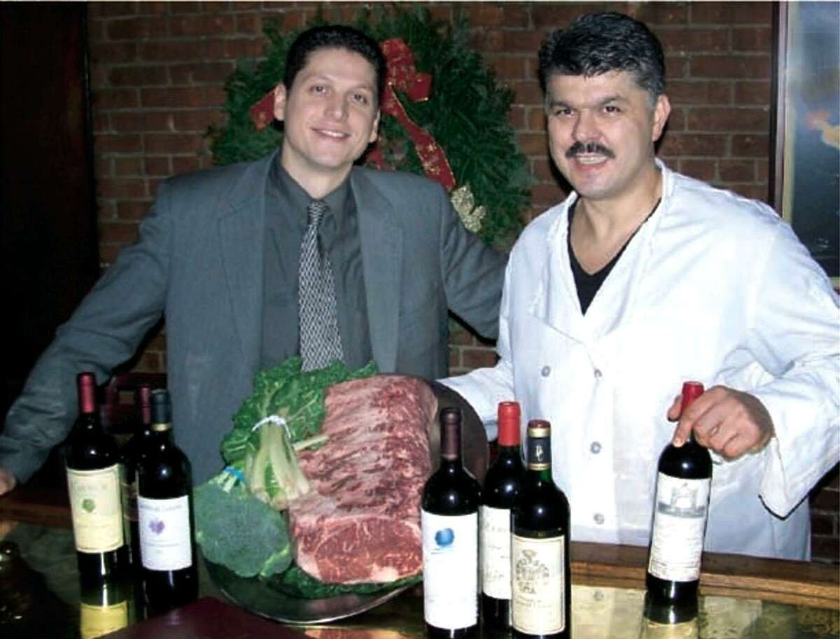 Marash Gojcaj, left and his uncle and business partner, Zef Vulevic, also known as Joe Vuli in this undated file photo.
