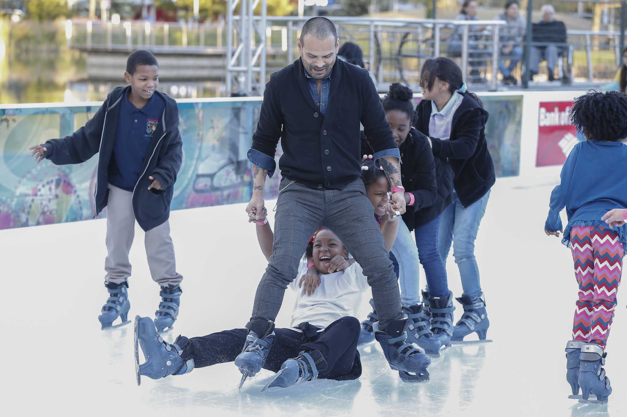 Ice skating returns to Discovery Green just in time for the holidays