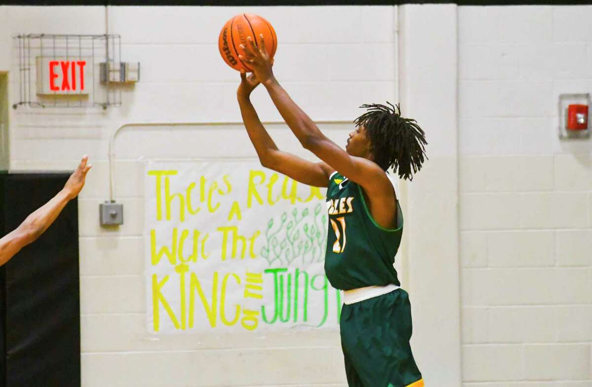 Klein Forest No. 21 TaMarcus Butter hit key shots in the game.