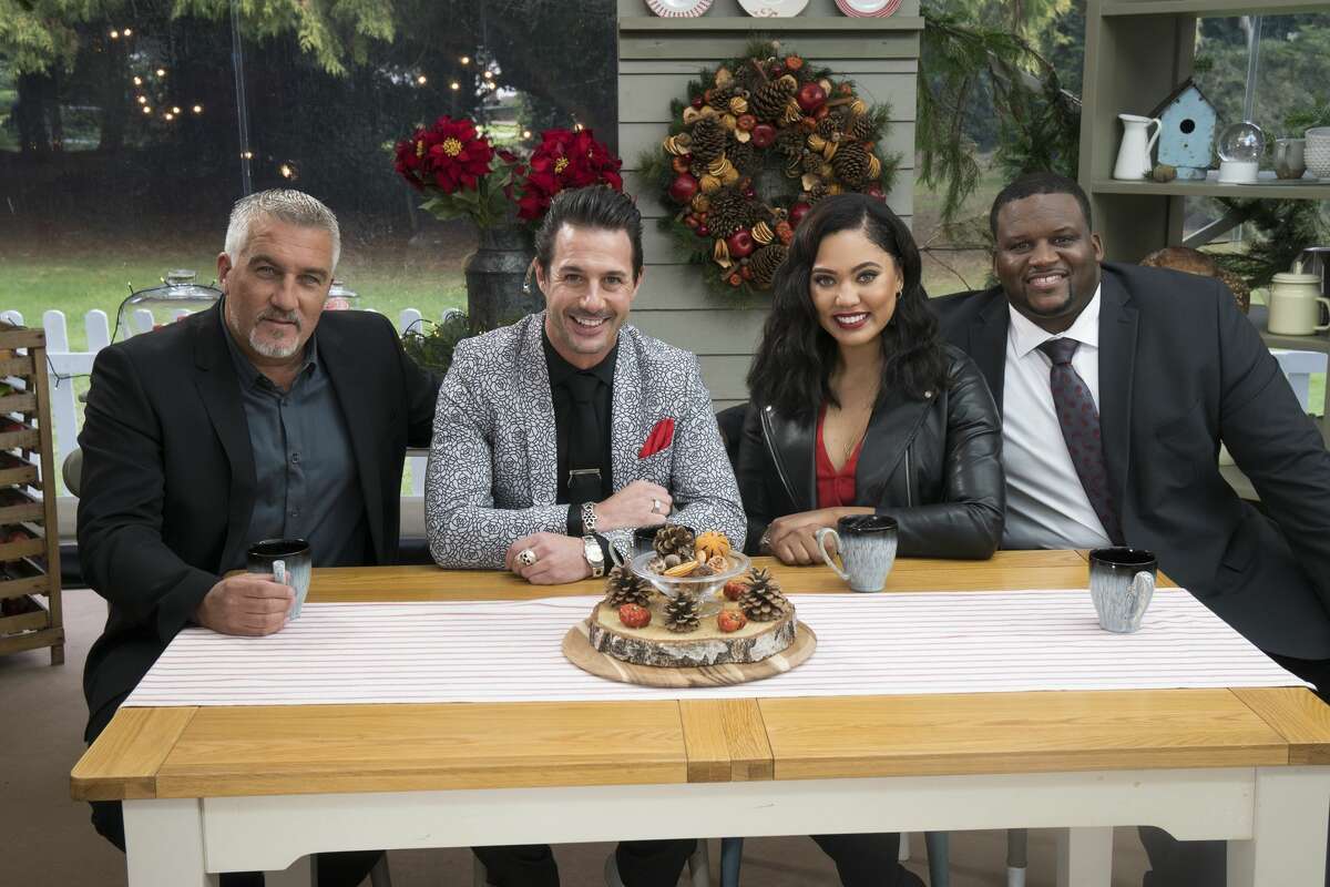 ABC's "The Great American Baking Show" with Paul Hollwood, Johnny Iuzzini, Ayesha Curry Anthony Adams.