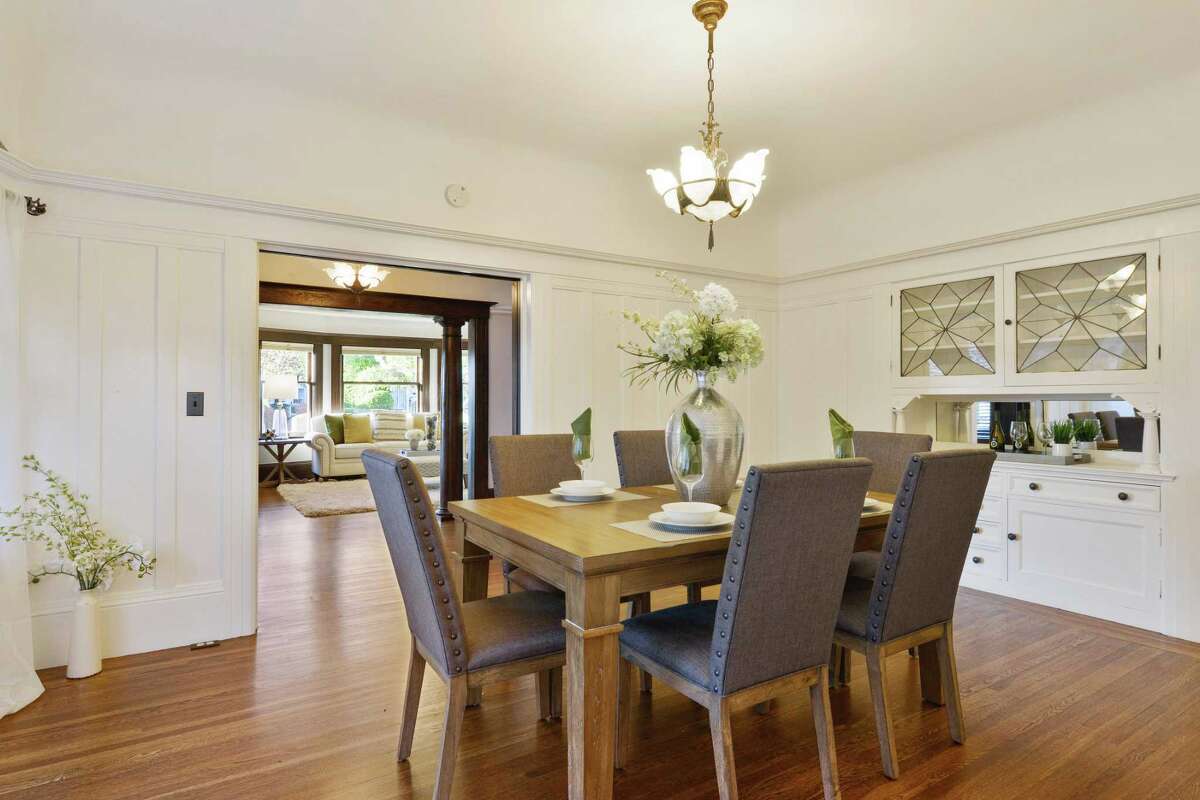 Soaring gable, original details define classical home in Alameda