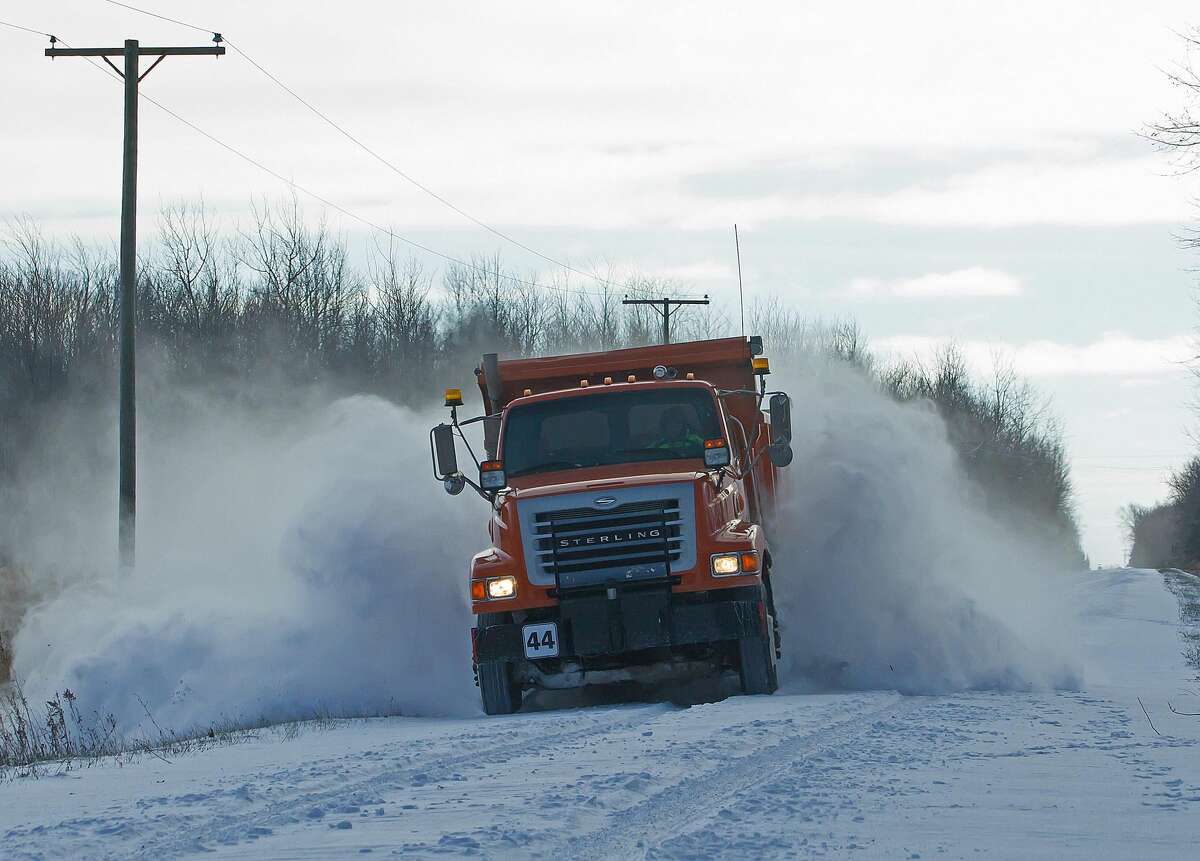 Huron County Road Commission road crews dispatch out of Pigeon, Kinde, Port Hope, Sand Beach and Bad Axe to clear up the roads throughout the county. (Tribune File Photo)