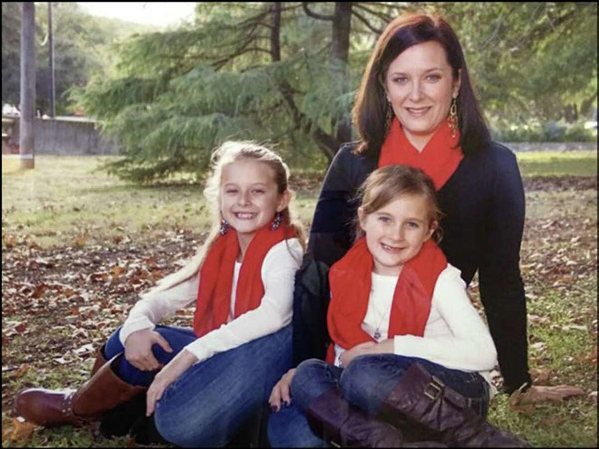 Kelly Huber and her children