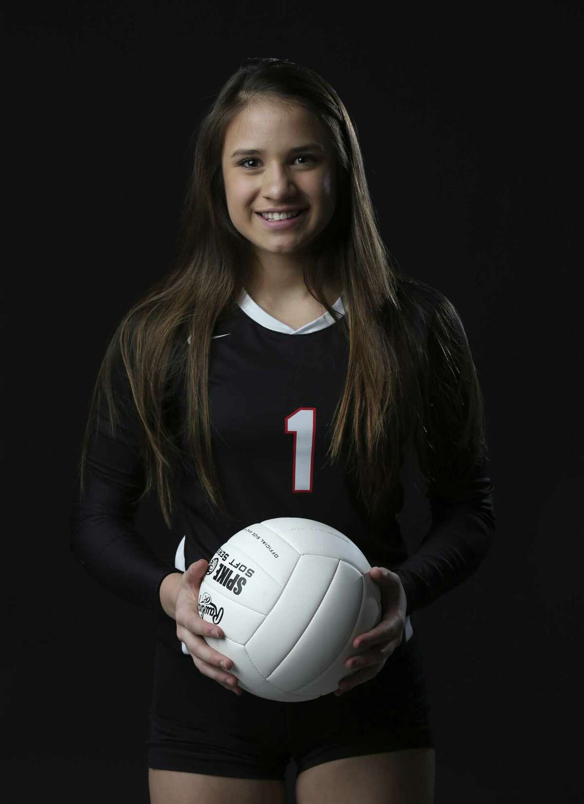 Portrait of Churchill's Julia Lopez, the newcomer of the year on the 2017 Express-News All-Area Volleyball Super Team. (Kin Man Hui/San Antonio Express-News)