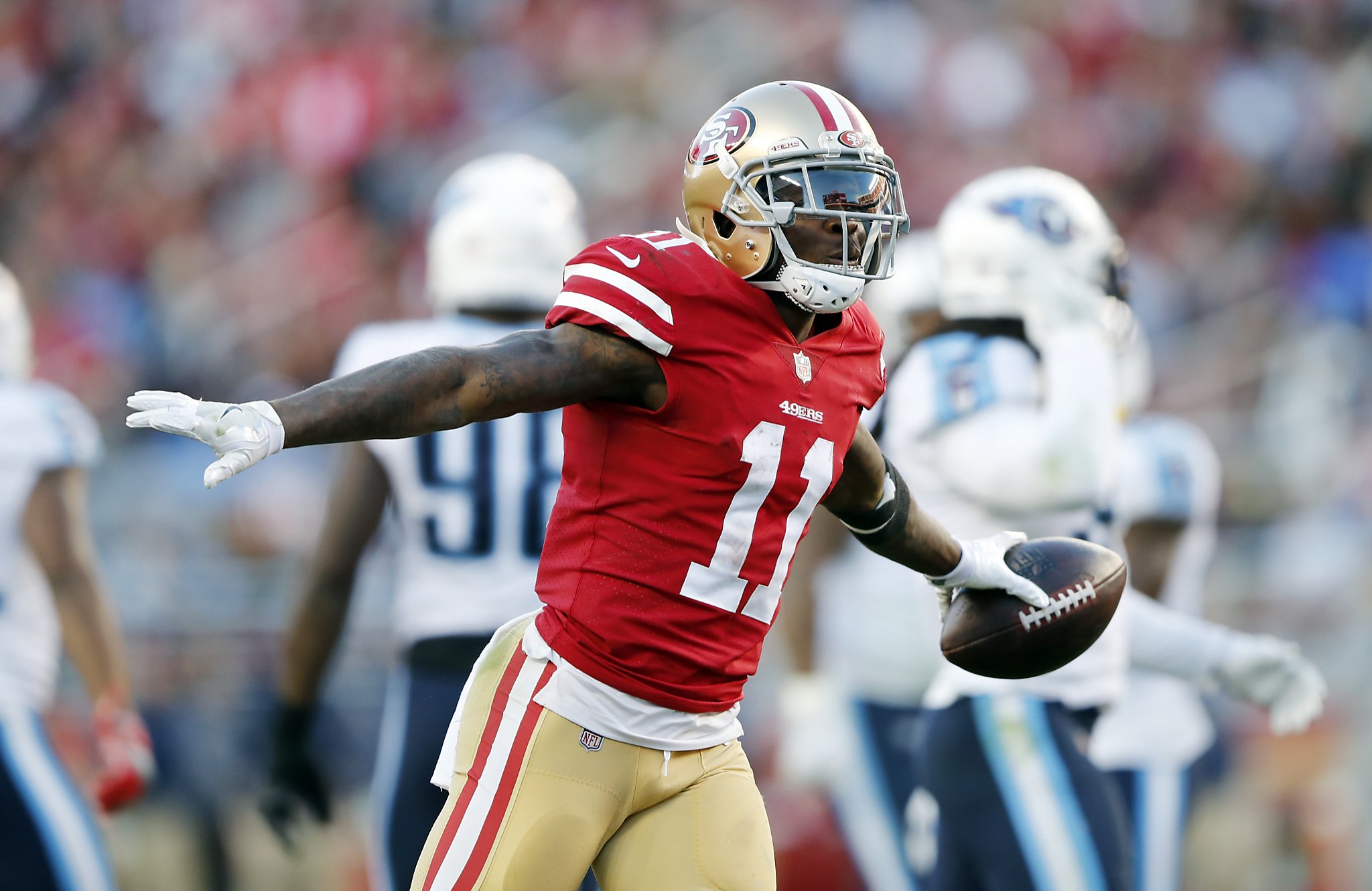 49ers’ Goodwin continues to flourish amid tragedy - SFChronicle.com