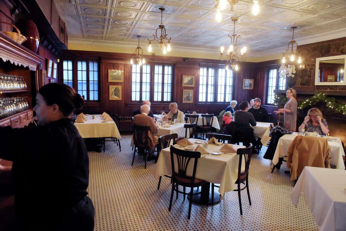 One of the dining rooms at Smith's Restaurant in Cohoes. The building, opened in 1873, operated variously as pool hall, movie theater and tavern until 1937, when it became Smith's.