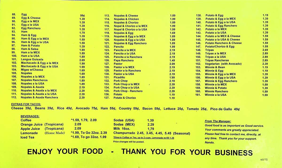 365 Days of Tacos Taco Nando