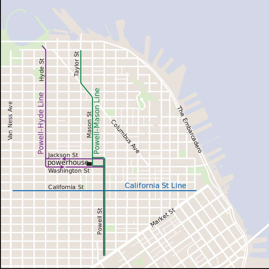 san francisco tram map Which Sf Cable Car Route Is Right For You Here S An Introduction For San Francisco Visitors Sfgate san francisco tram map