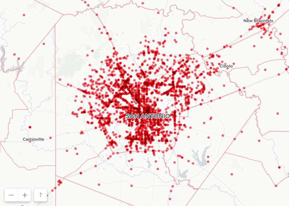 Map shows Texas' most dangerous places for pedestrians Houston Chronicle