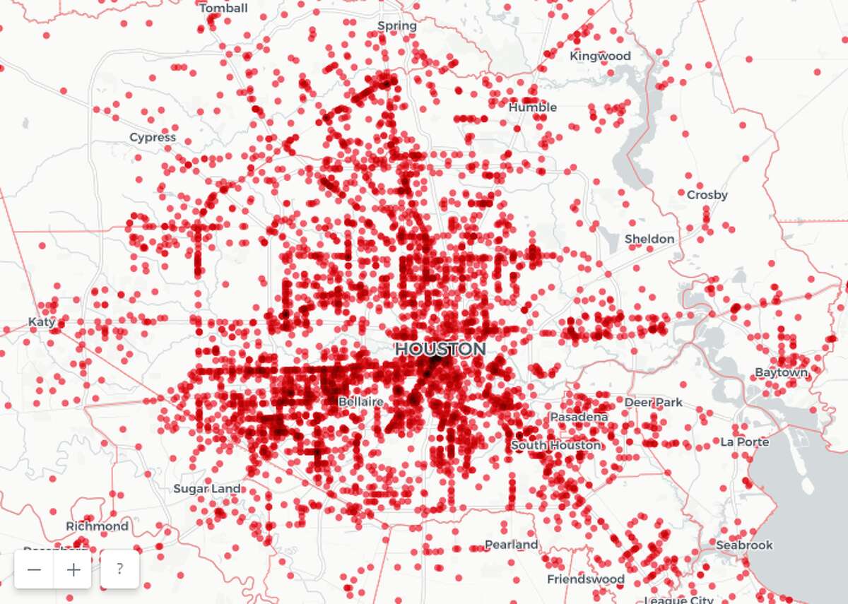 Map shows Texas' most dangerous places for pedestrians