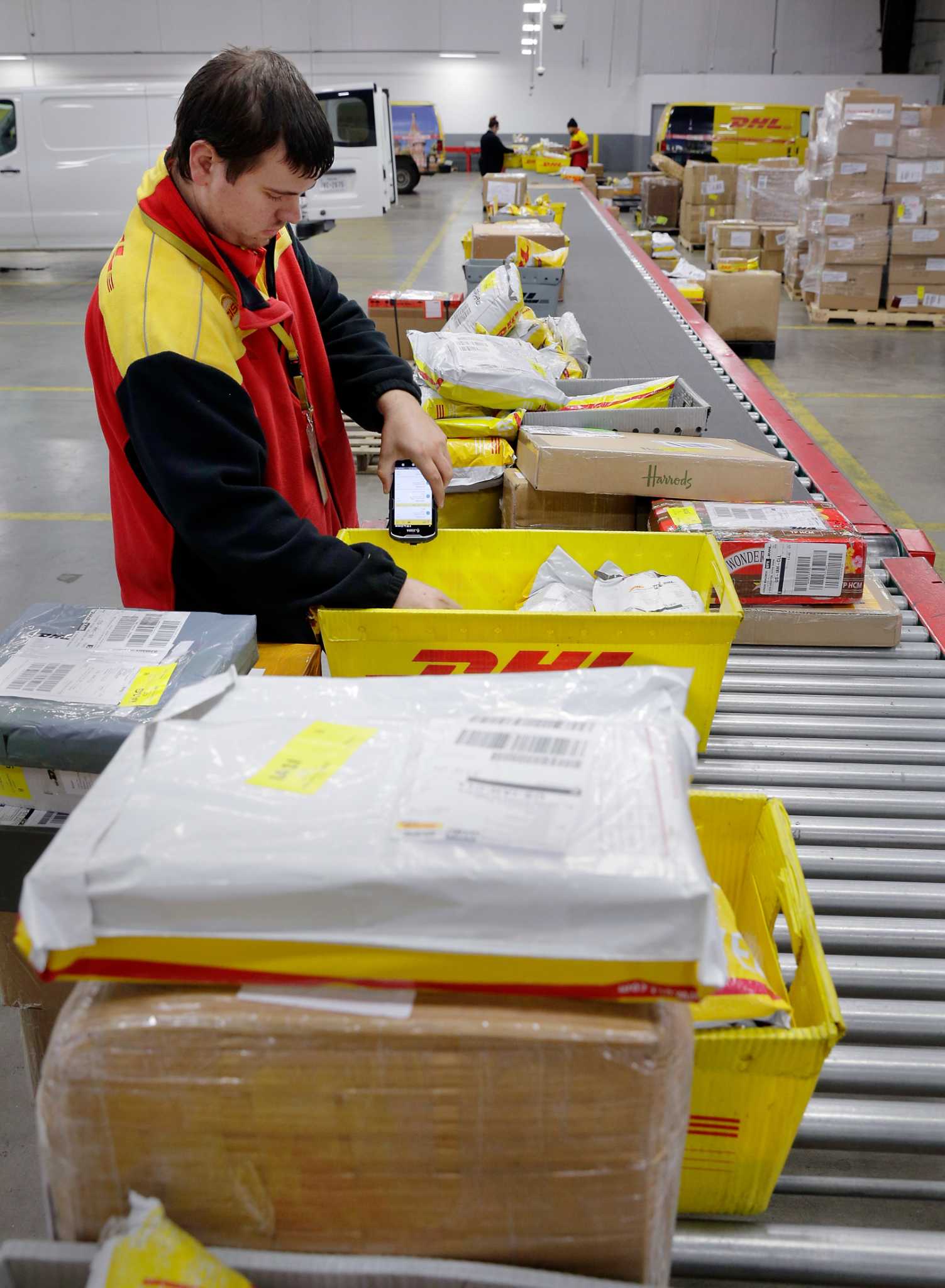 DHL hustles as holiday shopping bustles