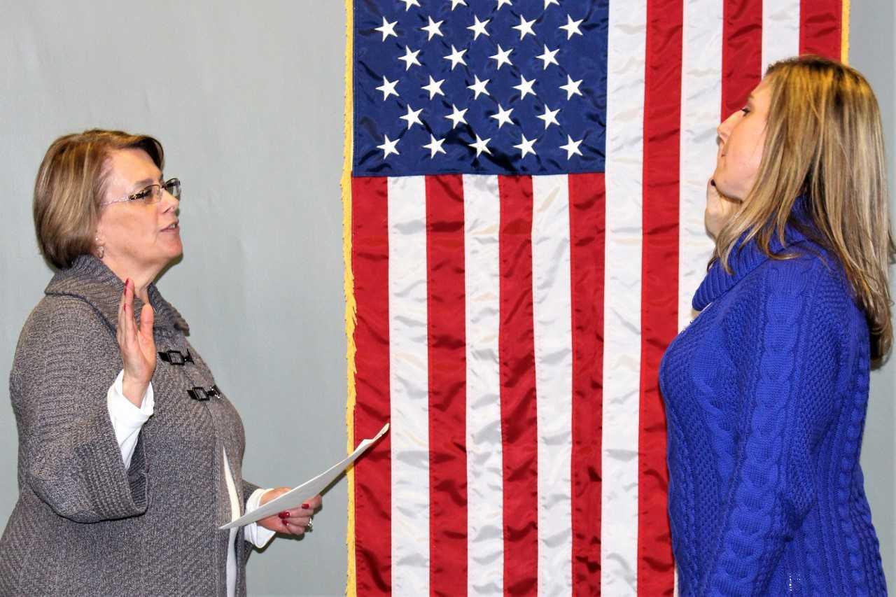 First female detective sworn in at Seymour Police Department