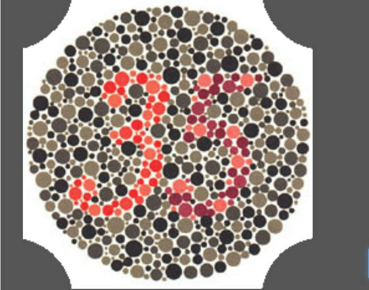Зрение цифра в Красном круге