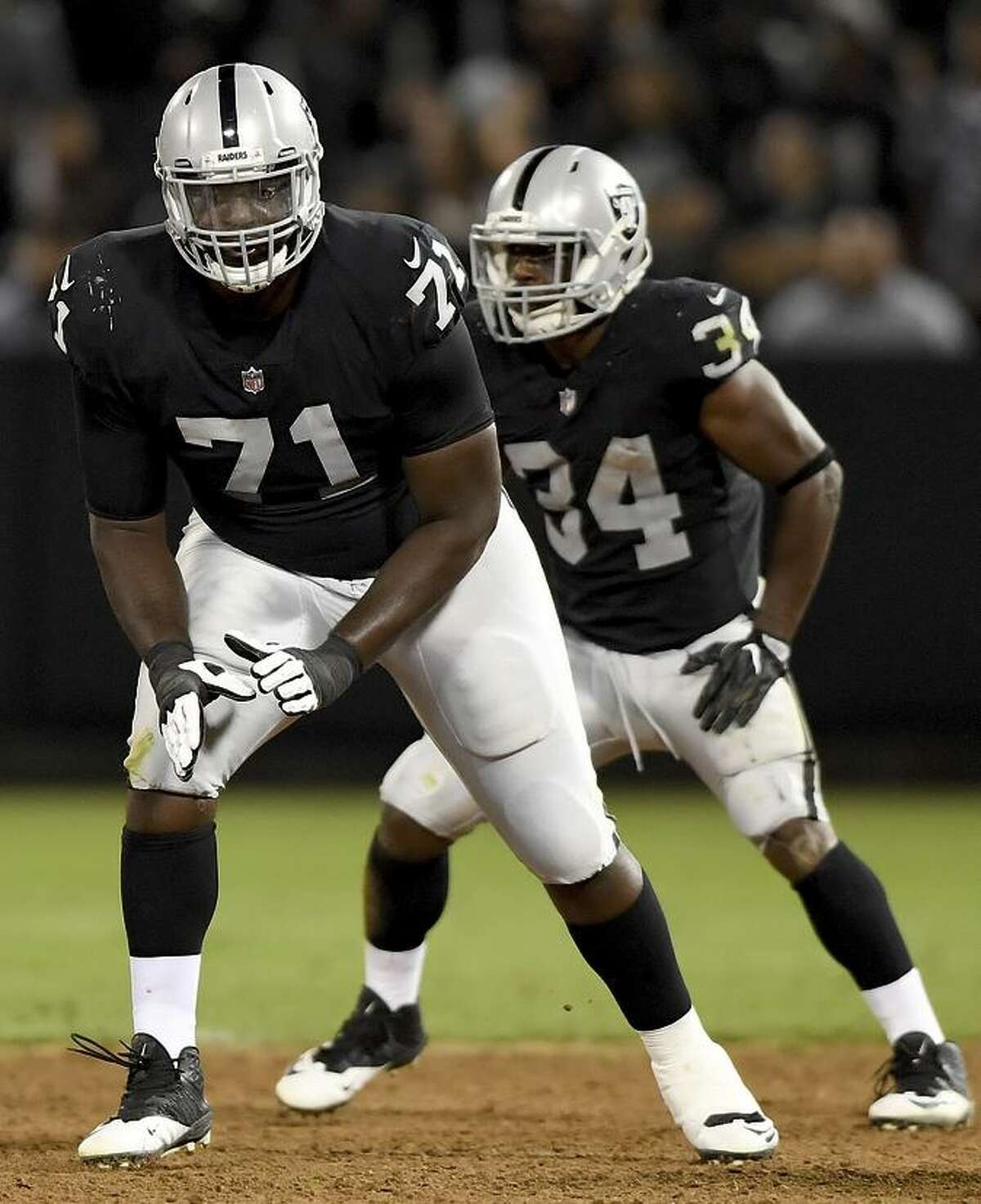 Tonedup rookie David Sharpe hoping to earn lefttackle snaps with Raiders