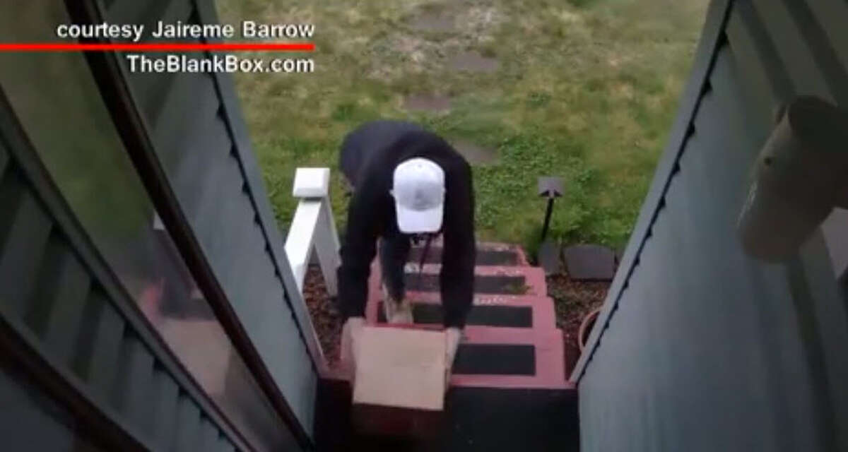 man gets revenge on 'porch pirates'