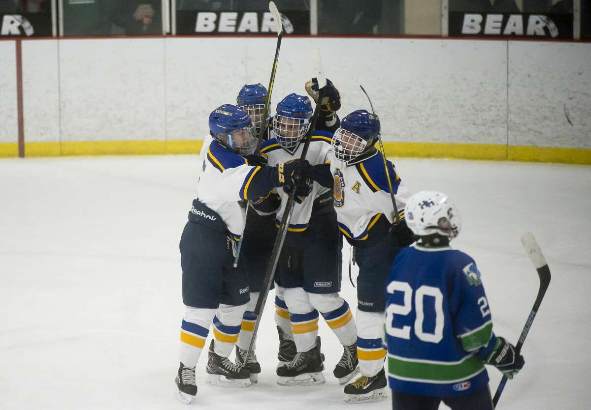 Midland vs. Saginaw Heritage hockey - Wednesday, Dec. 20, 2017