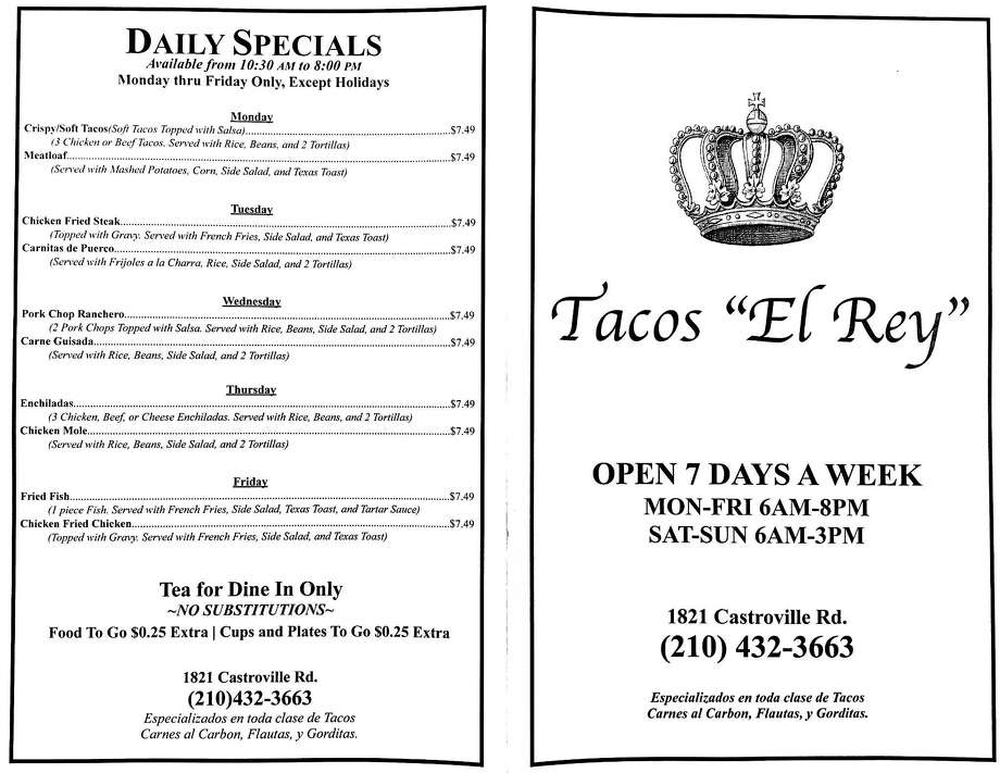 365 Days of Tacos Tacos El Rey San Antonio ExpressNews