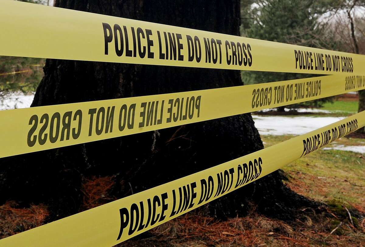 Stock image of police crime tape