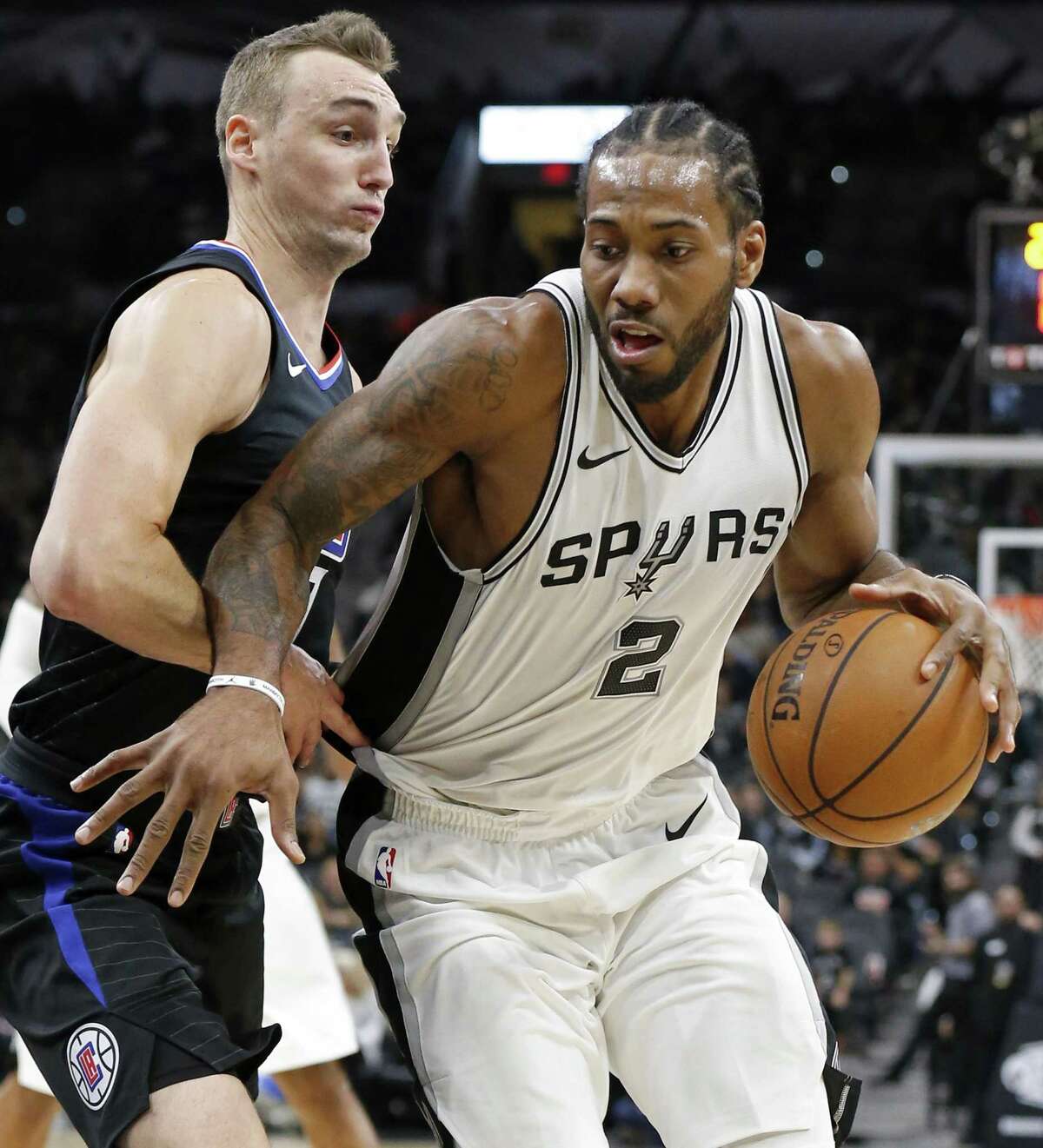 Kawhi Leonard is still rounding into form after missing nearly two months of the season.