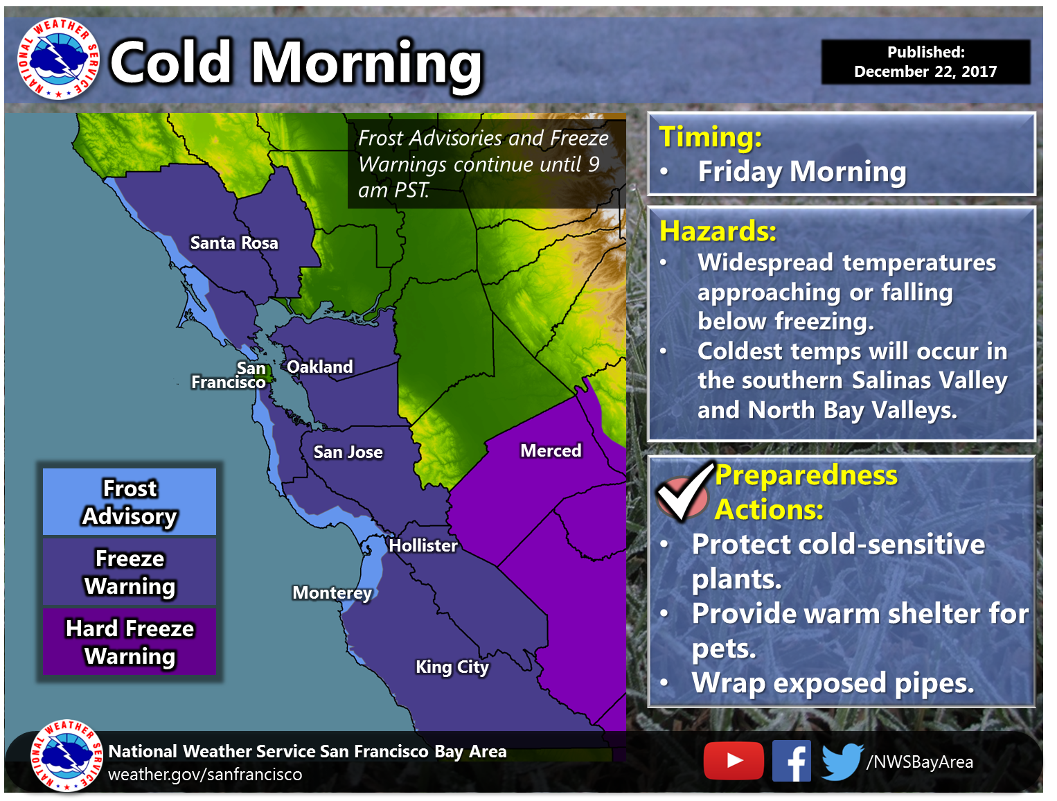Cold grips Bay Area: Here's where temperatures fell below freezing
