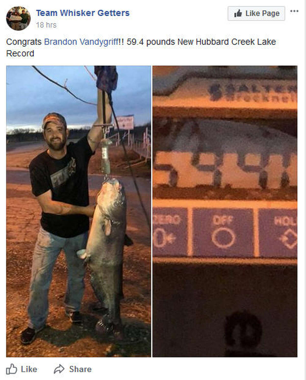 Lucky Lone Star Fisherman Catches A Massive Catfish In A North Texas Lake