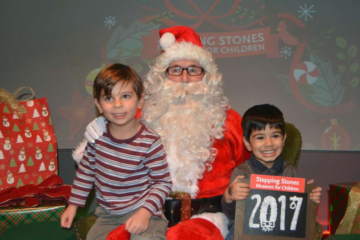Kids and families sat and took photos with Santa at Stepping Stones Museum for Children in Norwalk on December 22, 2017. Were you SEEN?