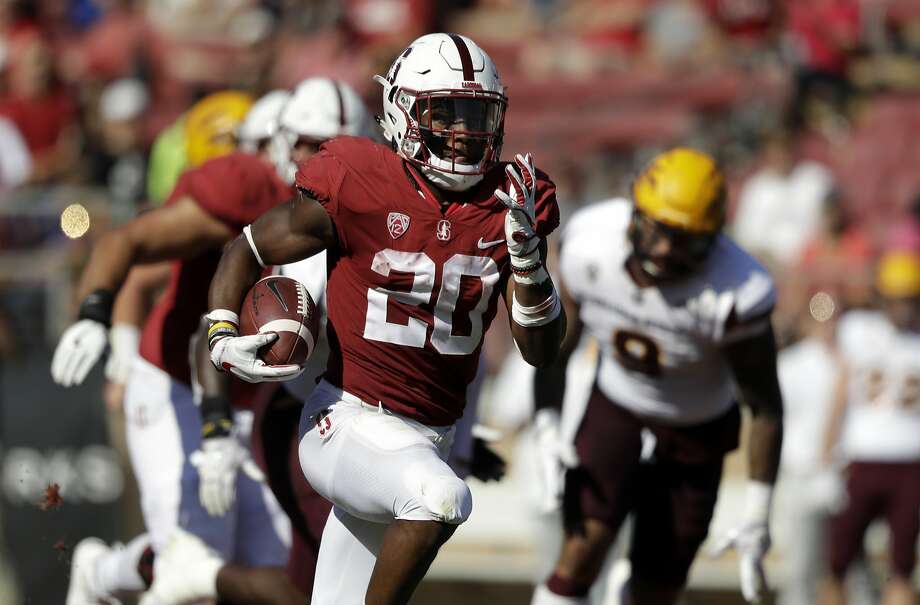 Stanford running back Bryce Love could be playing his final game for the Cardinal. Photo: Marcio Jose Sanchez, AP