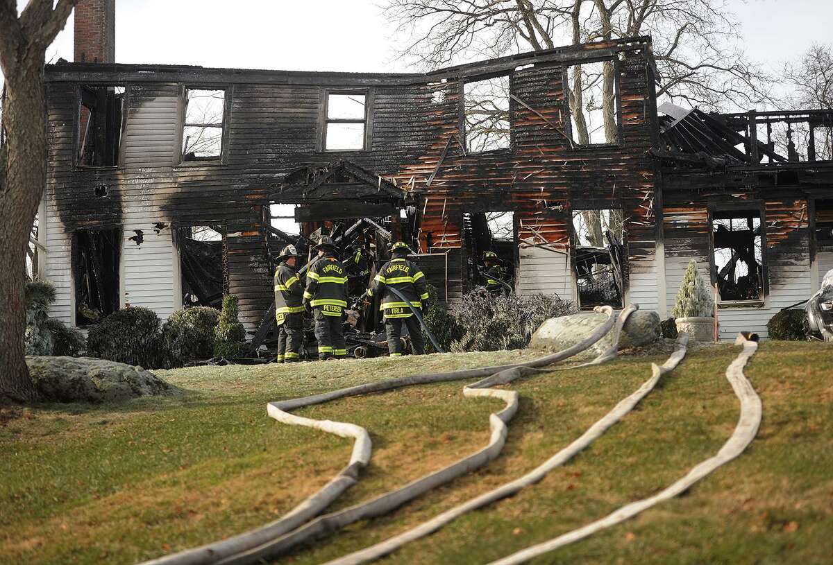 Two injured, house destroyed in Fairfield fire