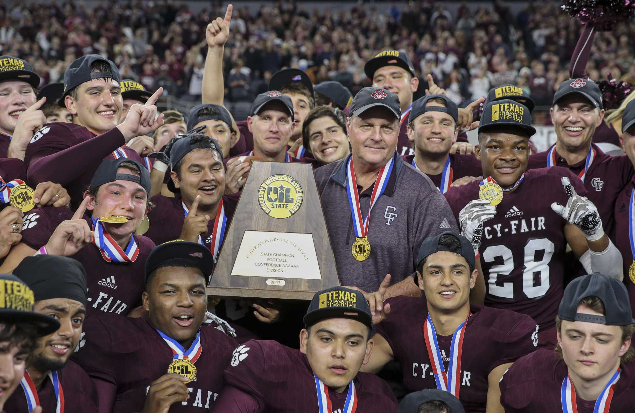 Cy Fair s football title caps year of championships for Cypress