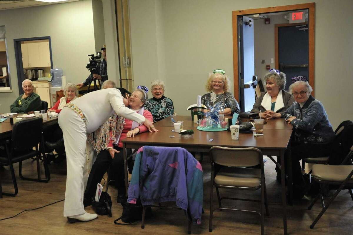 Winsted seniors celebrate New Year with Elvis performance