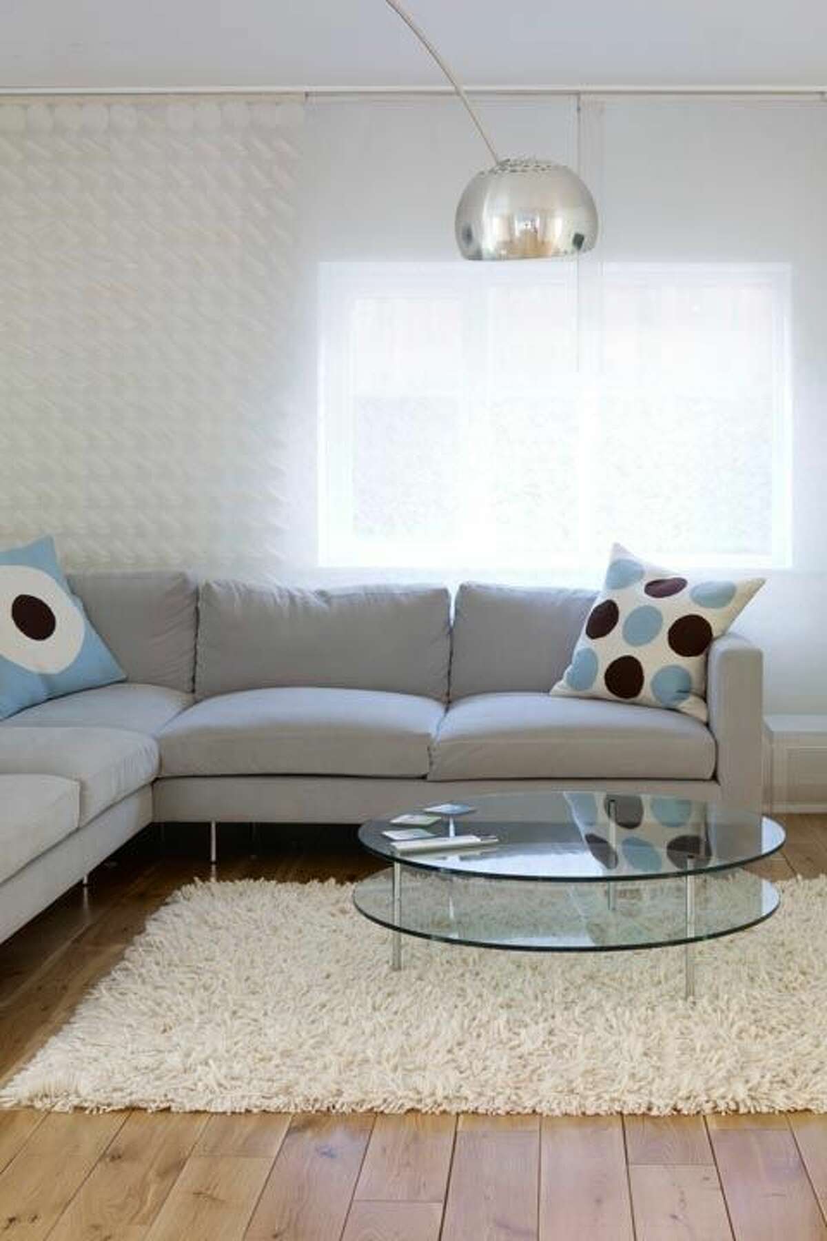 3) Circle Patterns "Hard geometrics are going to be huge, and I think circles are the new triangle," says Genevieve Gorder, a designer on the upcoming Trading Spaces reboot and spokesperson for Air Wick limited edition seasonal scents. You can start small with accent pillows or dive in with graphic wallpaper.