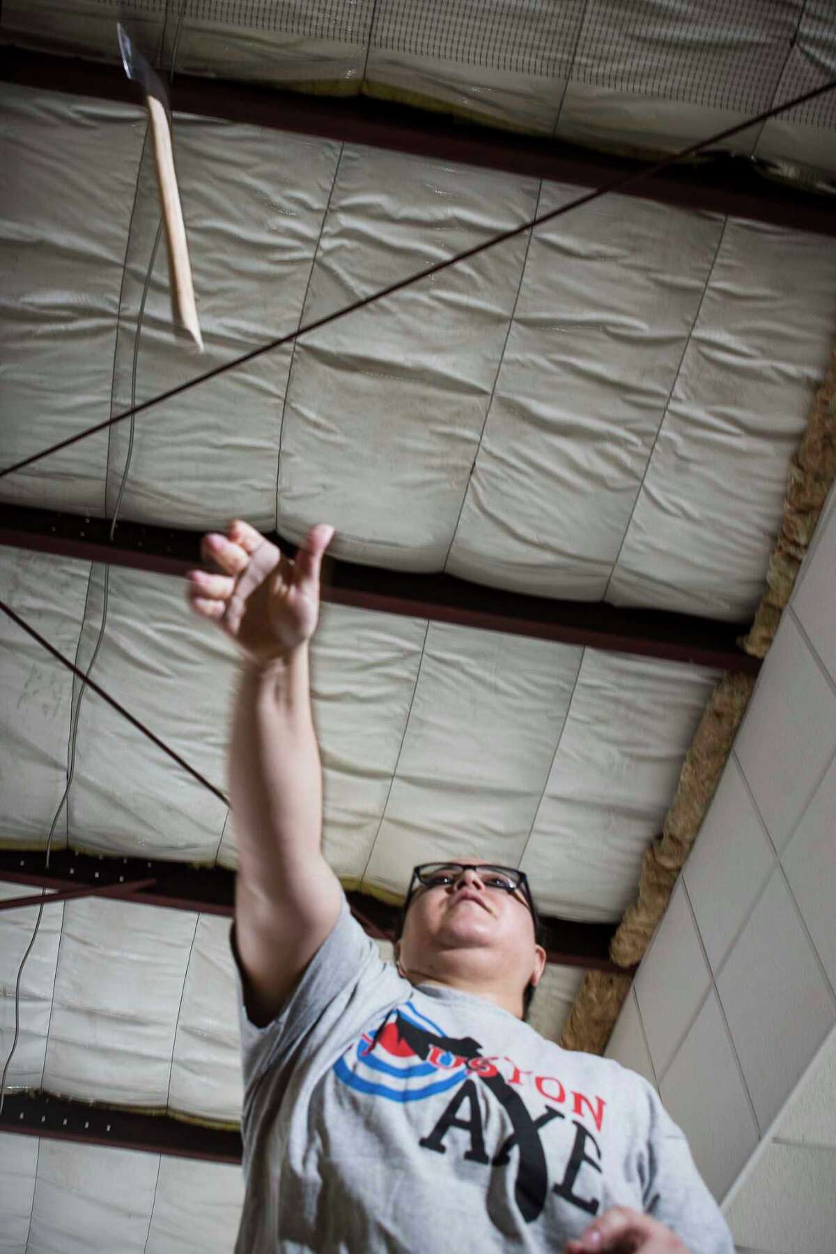 Hatchet hurling hits the mark in Houston