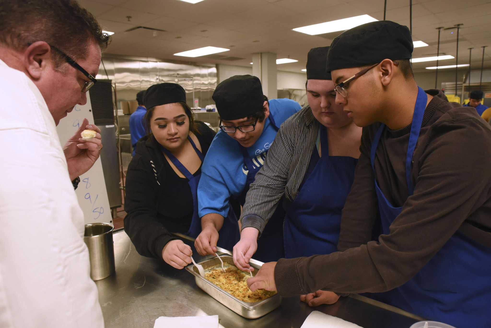 Lanier High School students receive culinary training