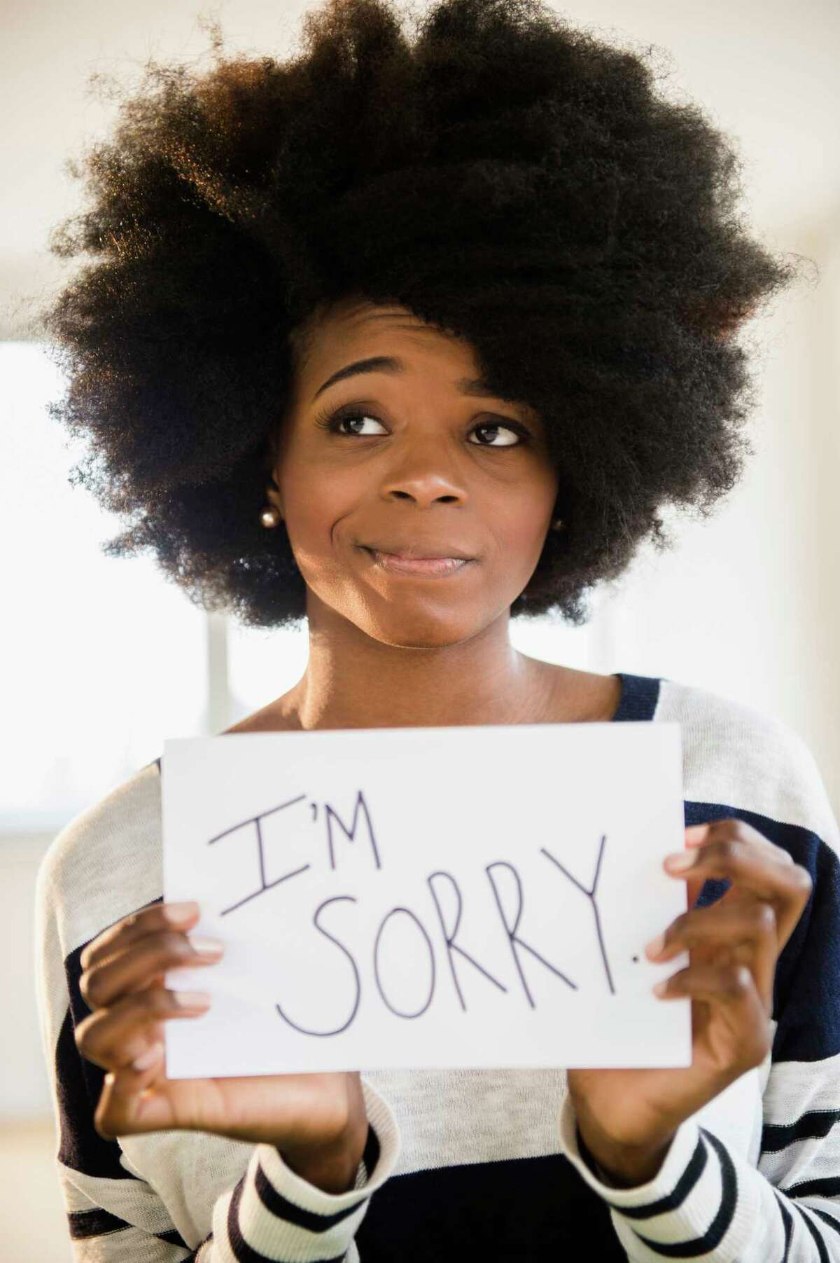Personal (Reality): I will say sorry a little more often; apologizing to everyone else but me. (Getty Images)