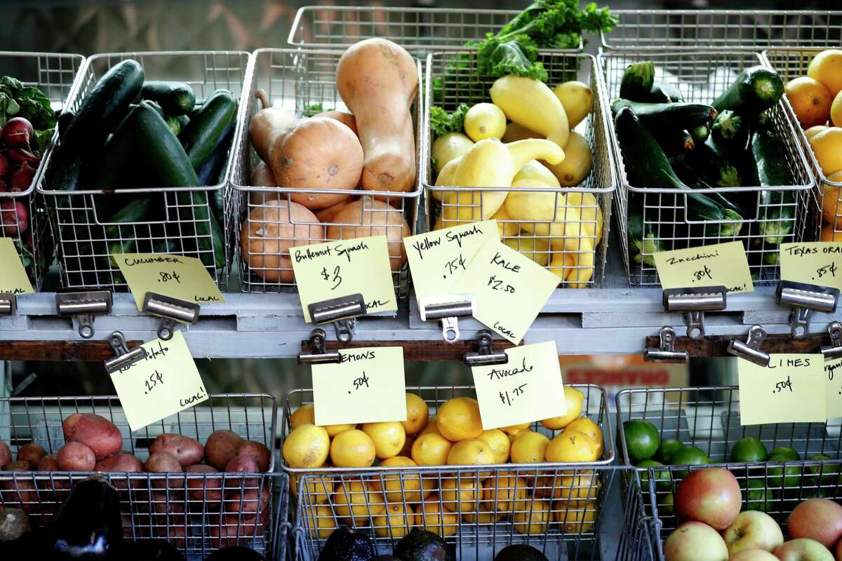 The fresh produce at Grit Grocery.