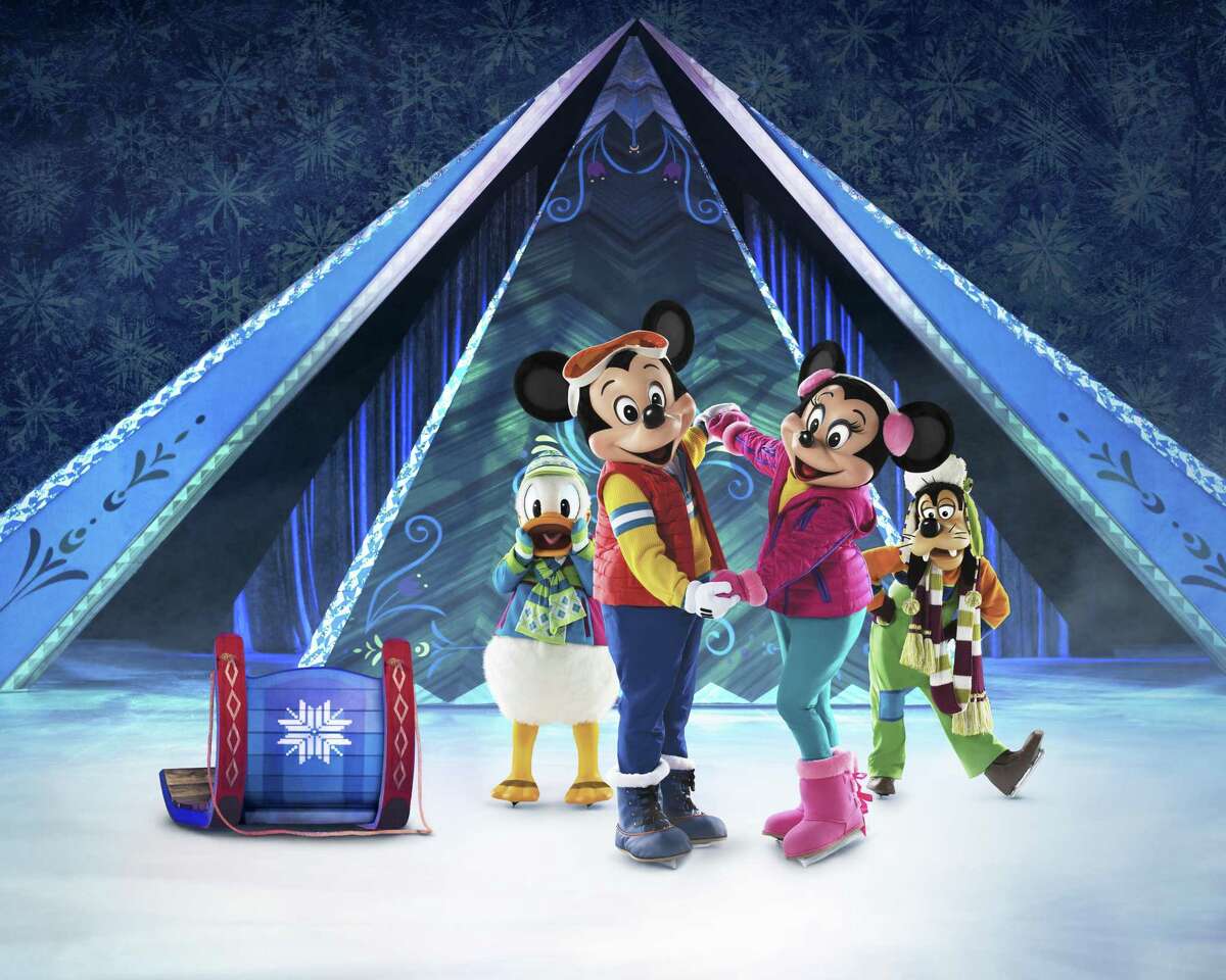 Disney on Ice’s “Frozen” comes to Bridgeport’s Webster Bank Arena Jan. 4-7. Mickey and friends will make cameo visits.