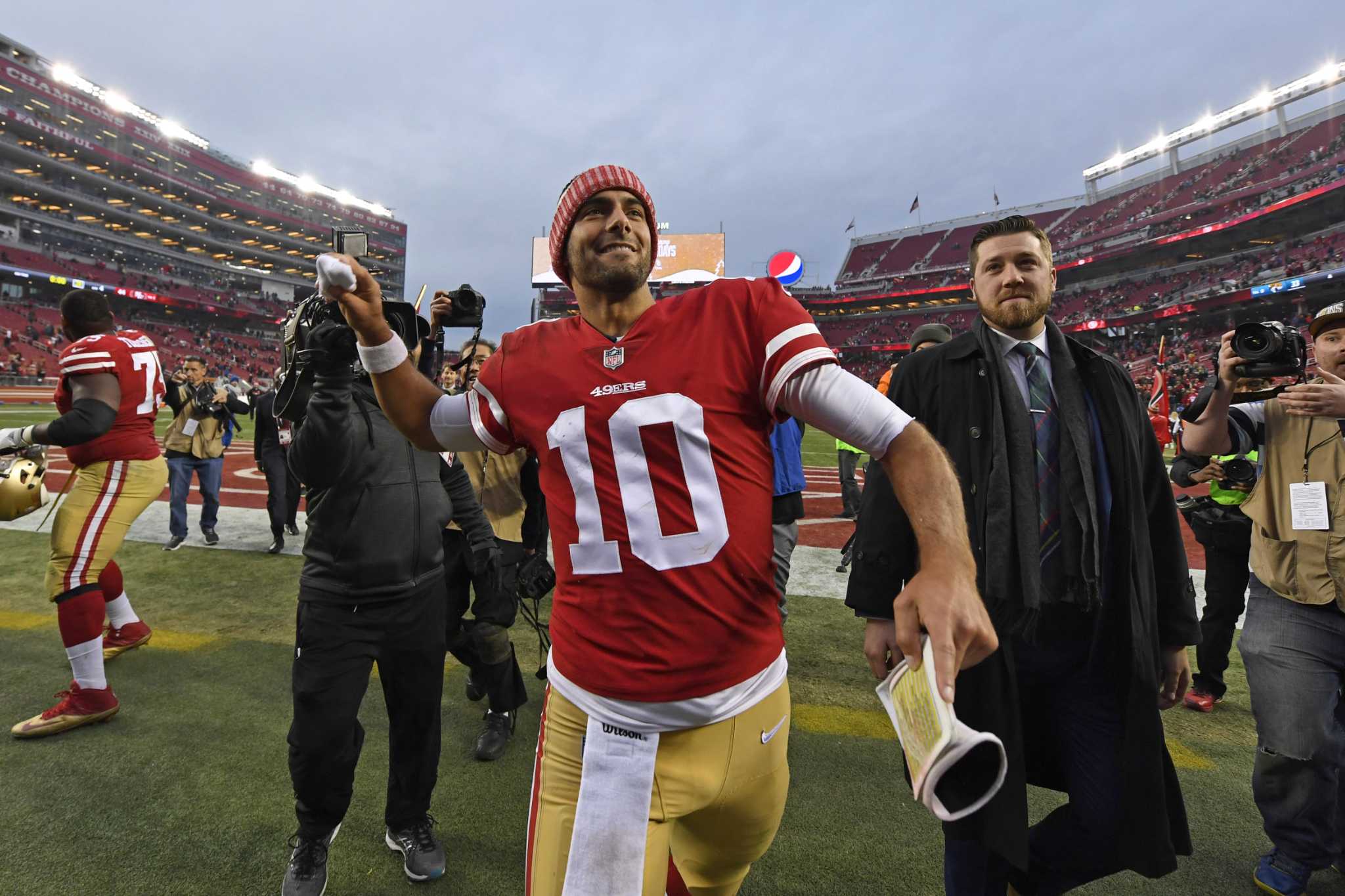 San Francisco 49ers Quarterback Jimmy Garoppolo Editorial Stock