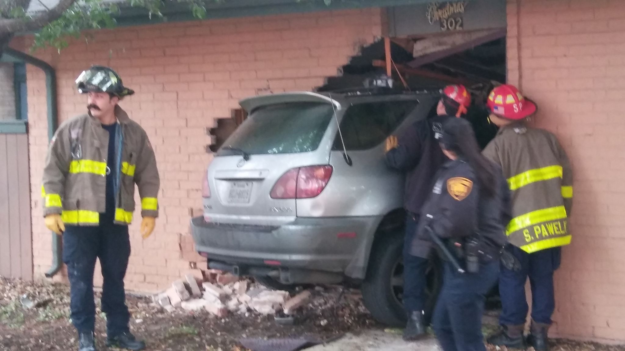 Driver flees after crashing into a residence on the Southeast Side