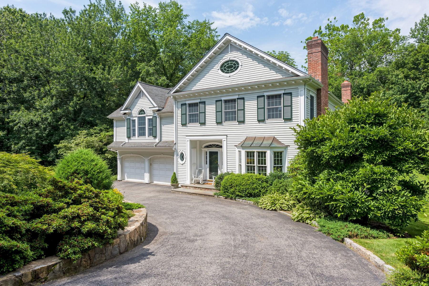 On the Market / Federal Colonial for sale on one of Darien's most