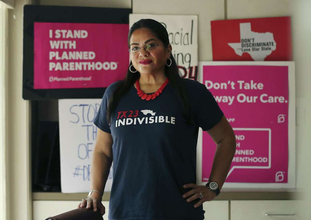 Rosey Abuabara is chair of TX23 Indivisible, one of the chapters of Indivisible, a nationwide organization with Texas roots.