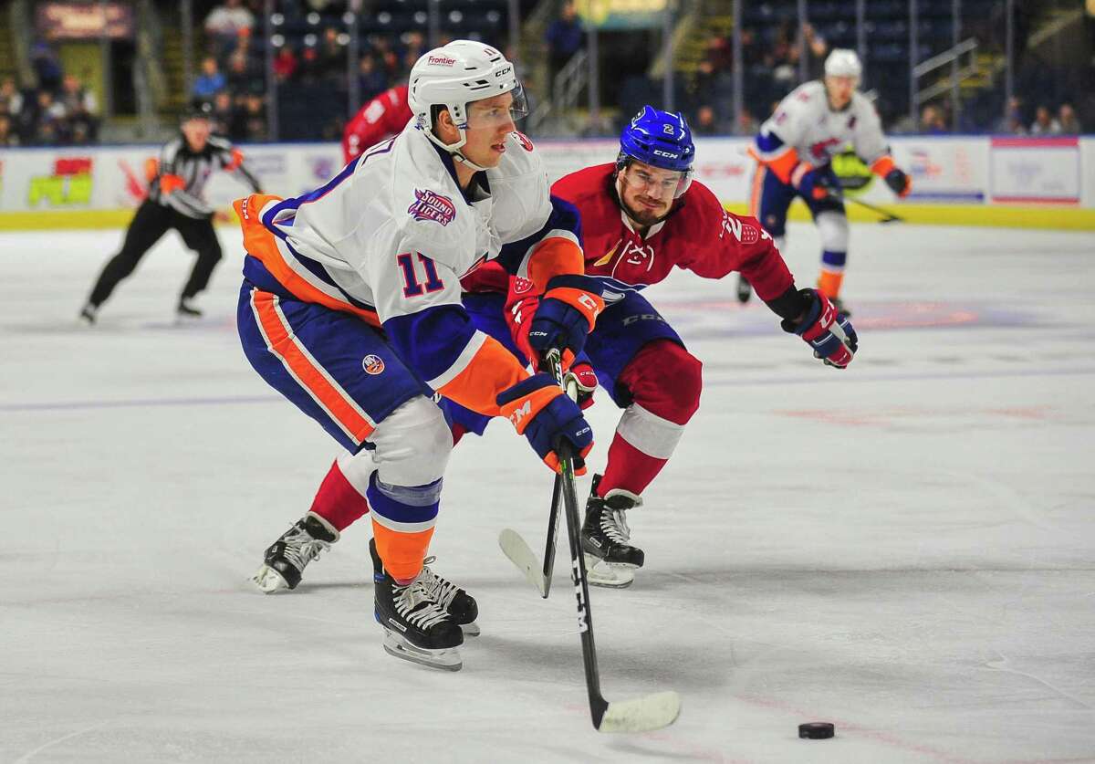 Tanner Fritz of the Bridgeport Sound Tigers was called up by the New York Islanders on Monday.