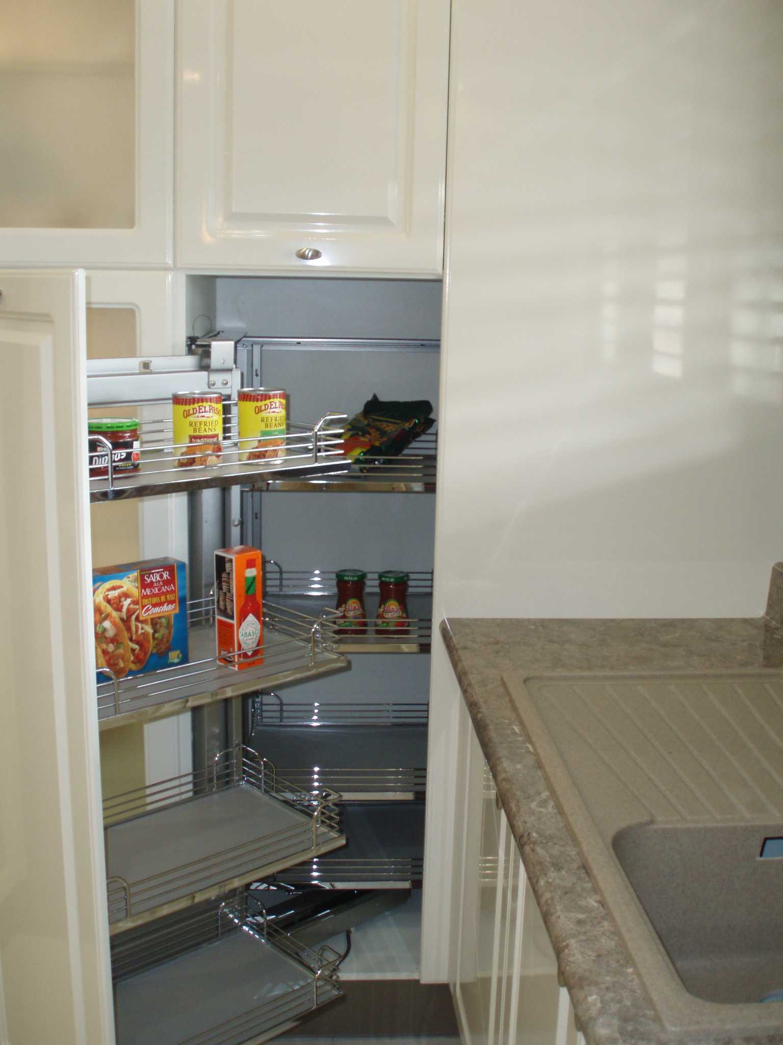 Tall Pull-out Pantry - Modern - Kitchen - Houston - by Cabinet