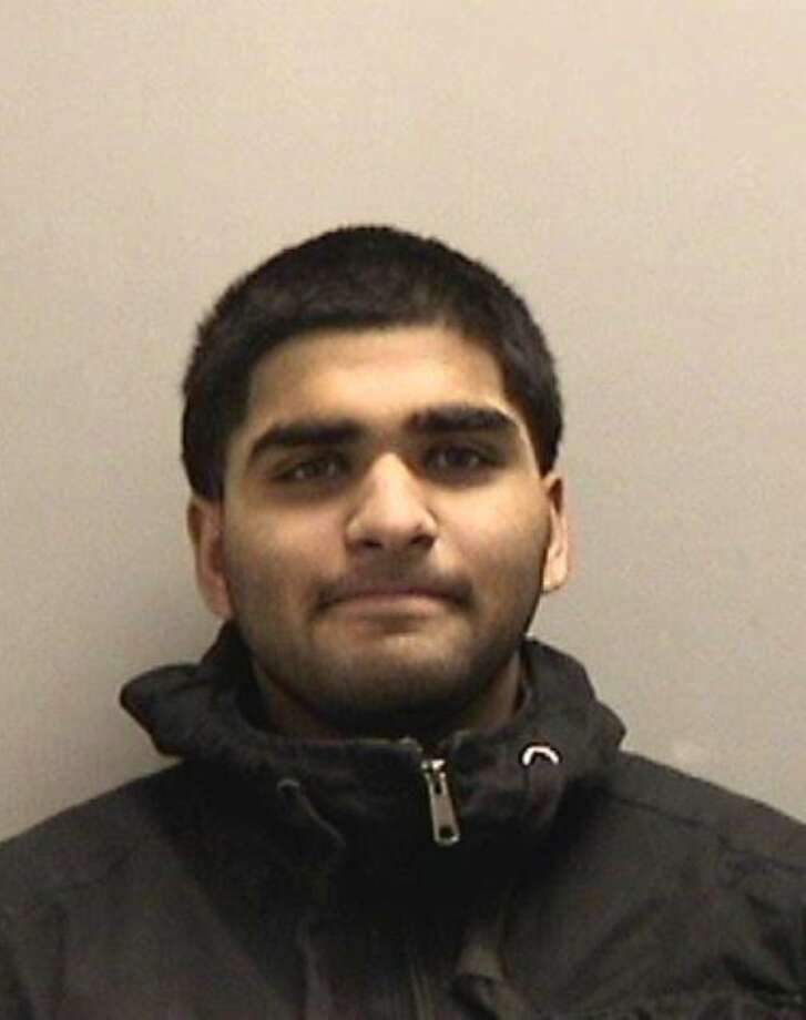 Mohammed Abraar Ali is charged with second-degree murder for hitting and killing CHP officer Andrew Camilleri in Hayward on Christmas Eve. Photo: Alameda County Sheriffs Office